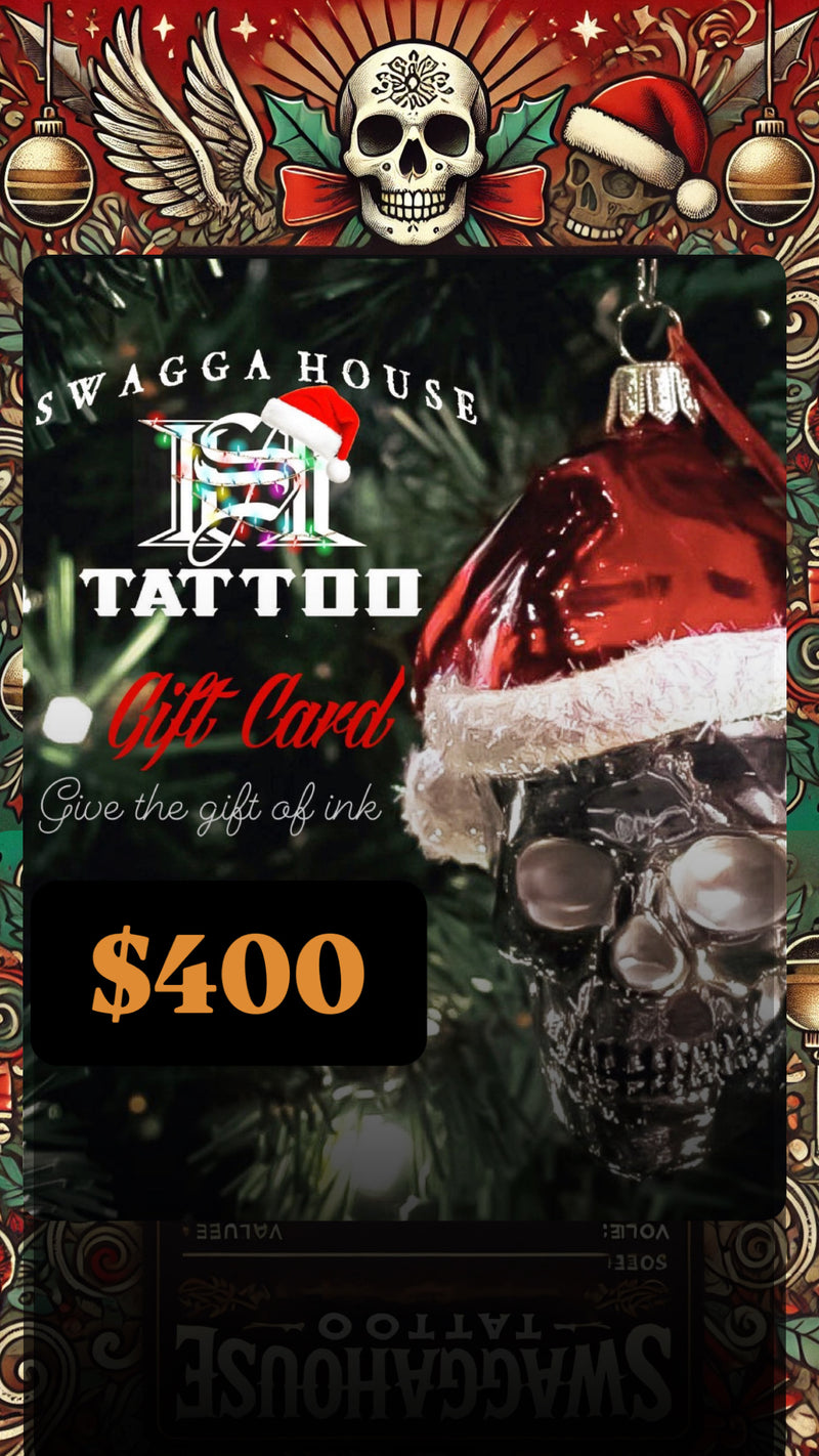 $400 Tattoo Gift Card