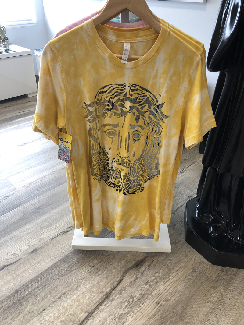 Yellow Tie Dye Jesus (Free Shipping)