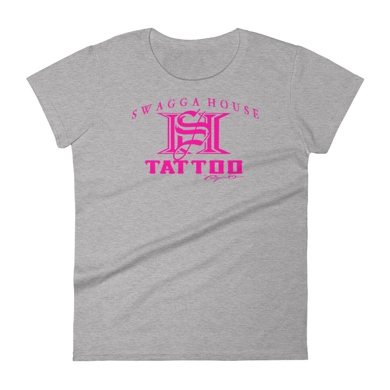 Women's Swagga House Shirt Pink Logo (More Colors Available)