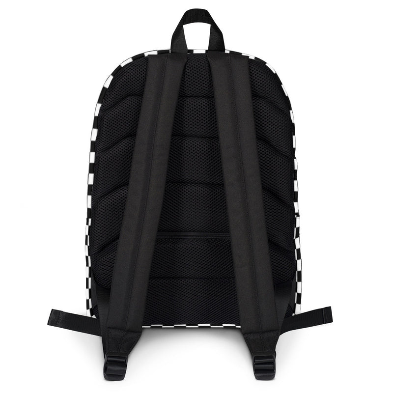 Black And Checkerboard Weirdo Backpack