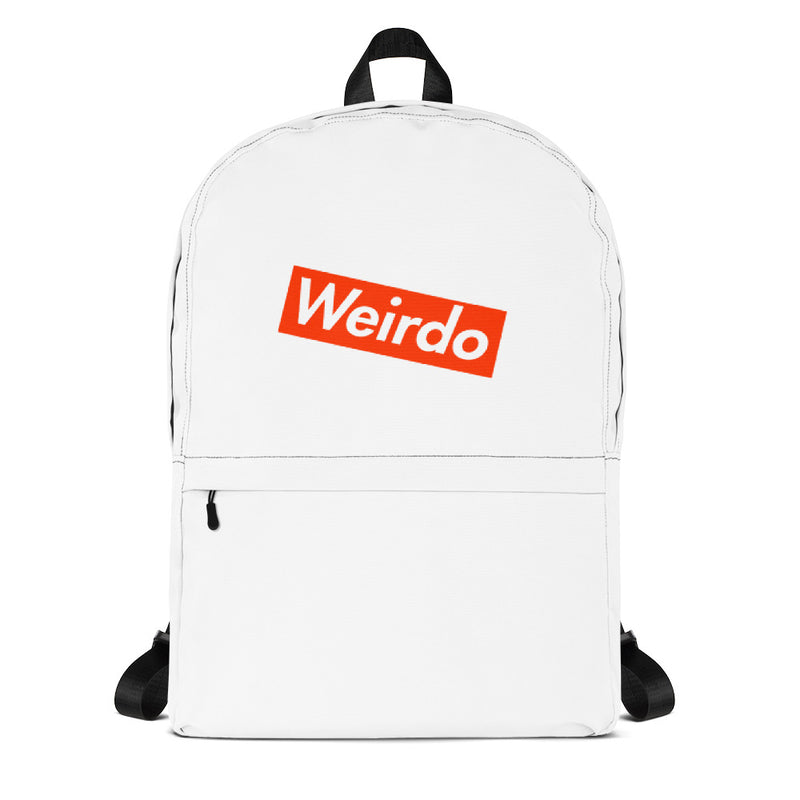 F*cking Weirdo Backpack White