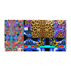 Verano Luxe Towel Floral and Leopard