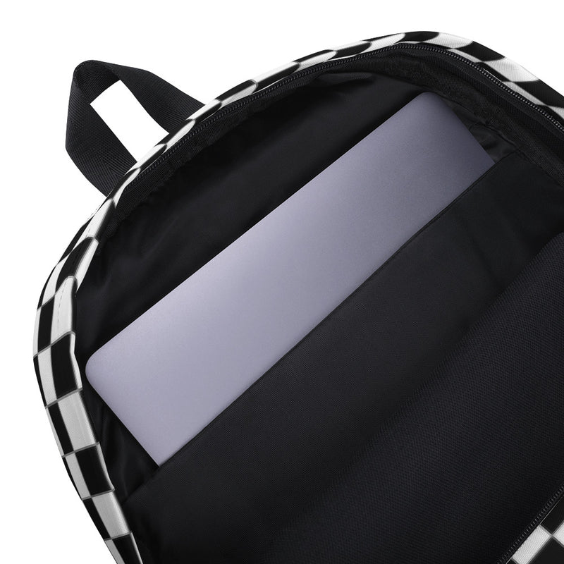 Black And Checkerboard Weirdo Backpack